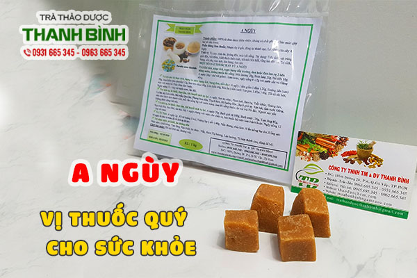 Hình ảnh vị thuốc a ngùy chất lượng