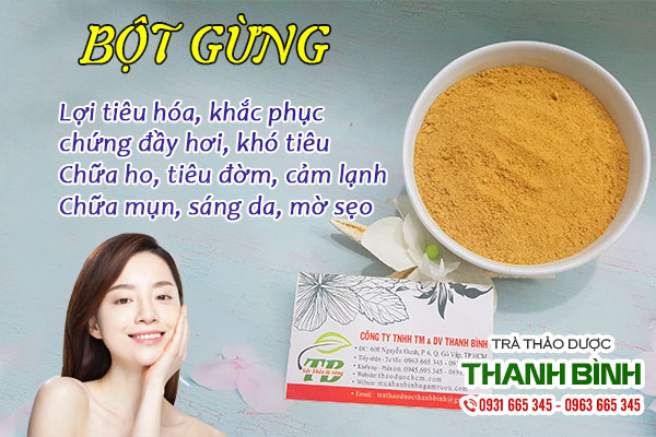 bột gừng