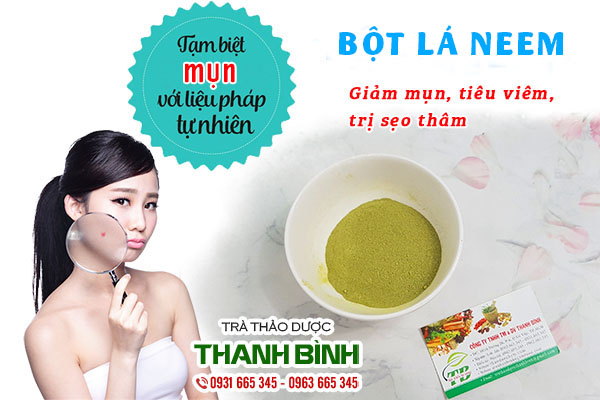 bột lá neem