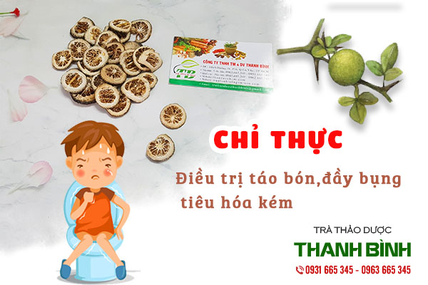 Chỉ thực và một số bài thuốc trị bệnh hiệu quả