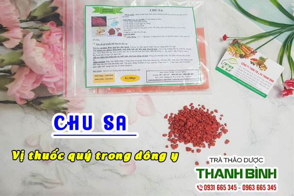 Chu sa nguyên chất tại Thảo dược Thanh Bình