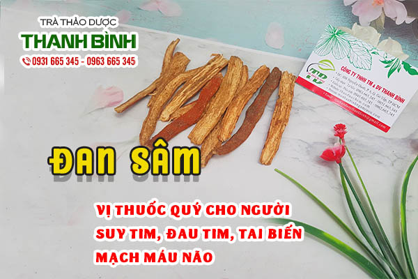 Đan sâm công dụng tuyệt vời cho sức khỏe