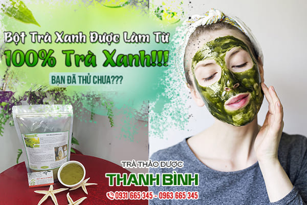 bột trà xanh bảo lộc