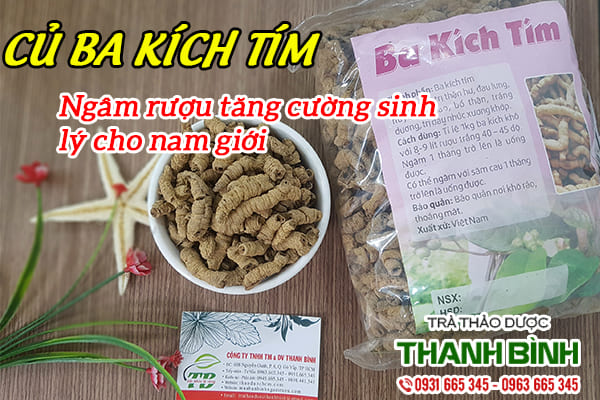 Giới thiệu về củ ba kích tím giúp tăng cường sinh lý phái mạnh