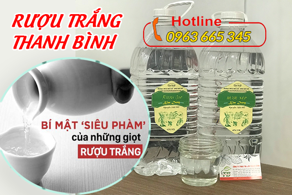 Công dụng của rượu trắng 