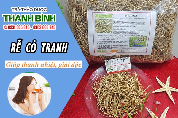 Công dụng trị bệnh của rễ cỏ tranh