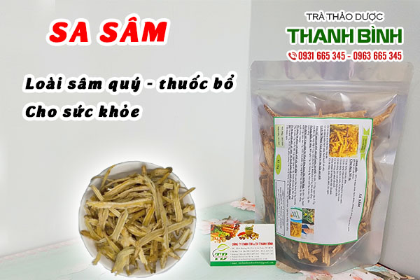 Công dụng của sa sâm