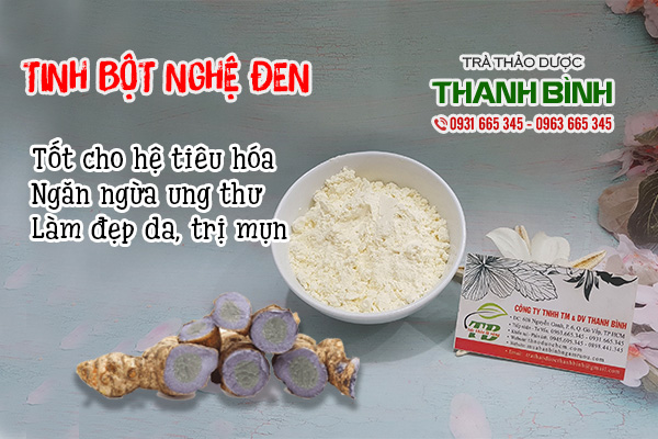 tinh bột nghệ đen