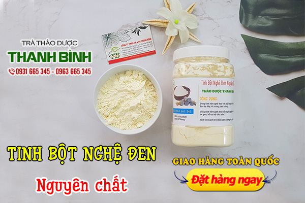 tinh bột nghệ đen