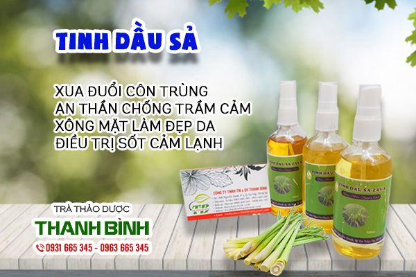 tinh dầu sả