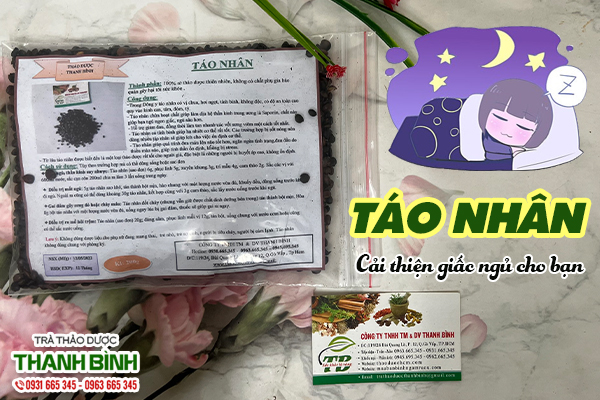 Bài thuốc trị mất ngủ, an thần từ táo nhân