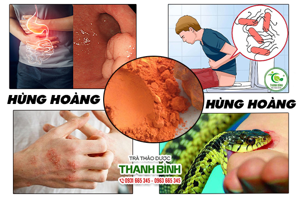 Một vài công dụng trị bệnh hiệu quả từ dược liệu Hùng hoàng