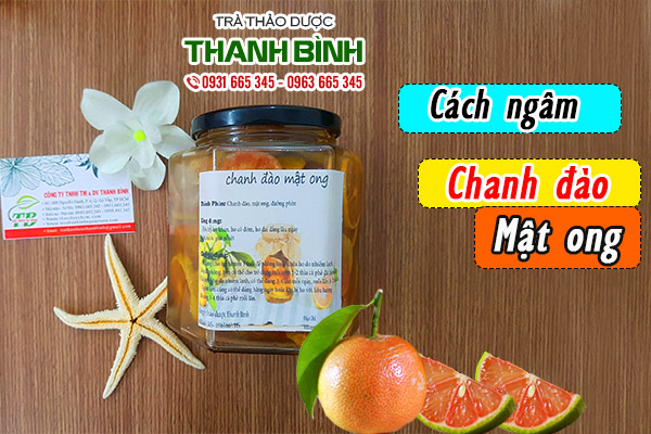 Cách ngâm chanh đào mật ong tốt nhất