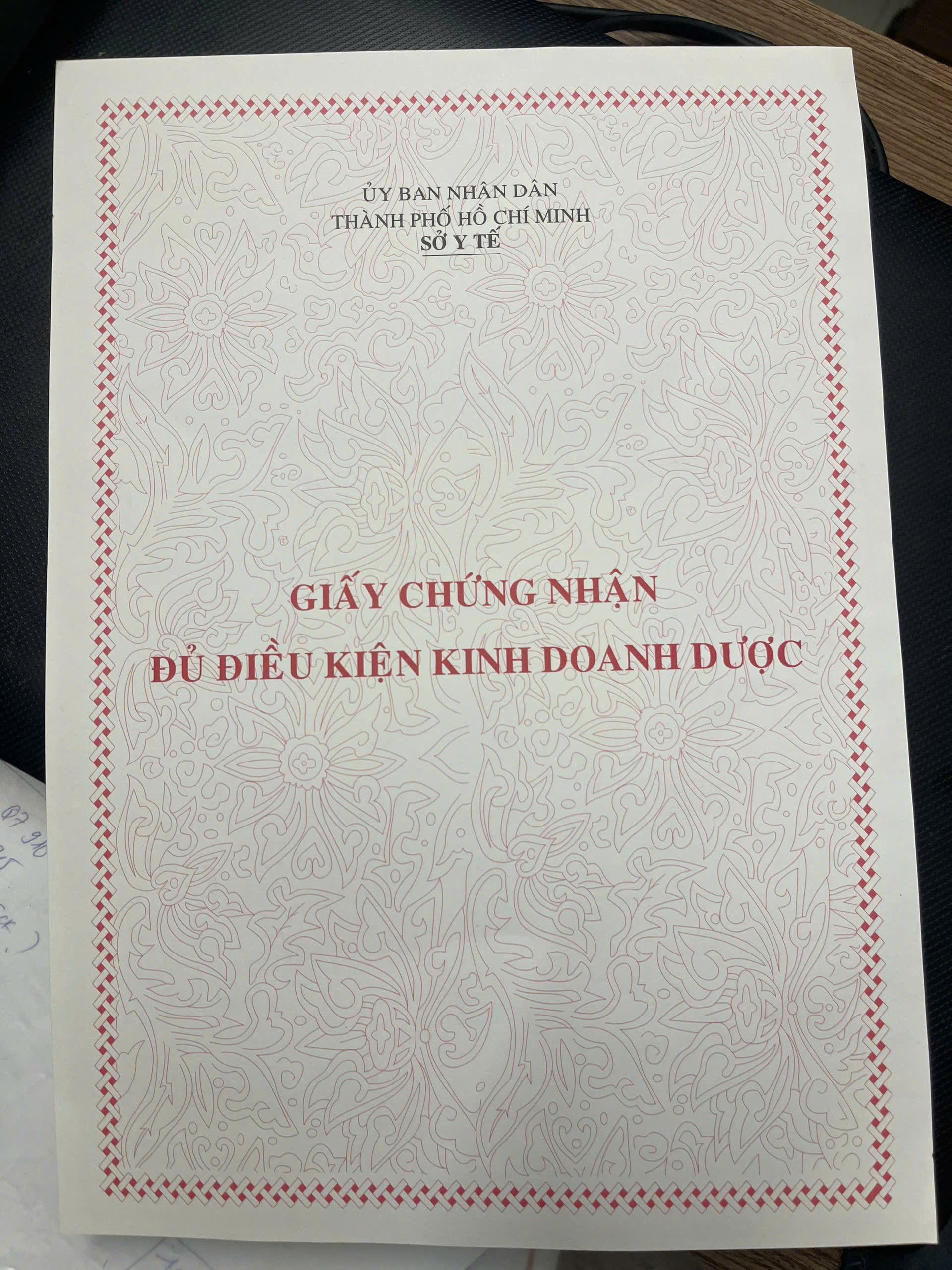 Giấy chứng nhận đủ điều kiện kinh doanh dược Trà Thảo Dược Thanh Bình - Hình 1