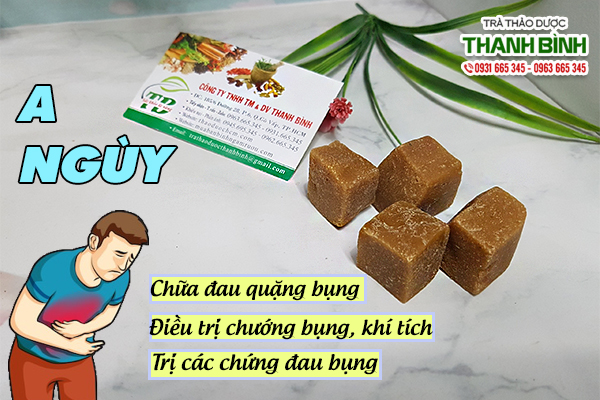 A ngùy và công dụng trị các chứng đau bụng, đau quặng bụng