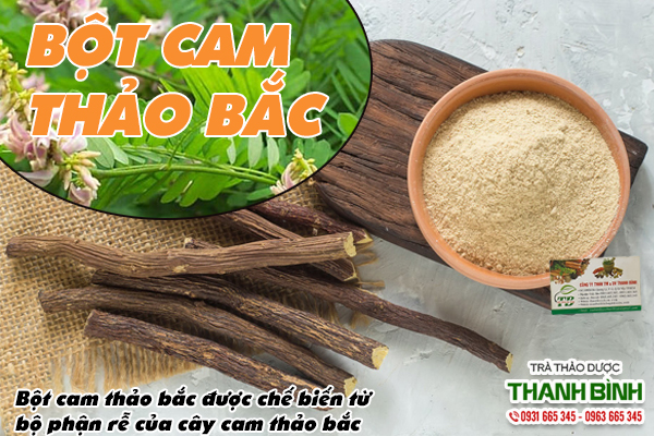 Bột cam thảo bắc chất lượng có tại thảo dược Thanh Bình