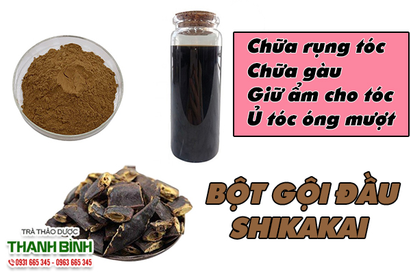 Bột gội đầu shikakai tốt cho sự phát triển của tóc