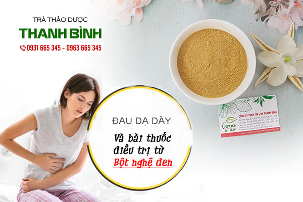 Một số bài thuốc trị bệnh từ bột nghệ đen