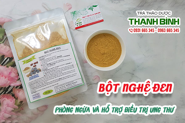 Bột nghệ đen nguyên chất mua tại Thảo dược Thanh Bình