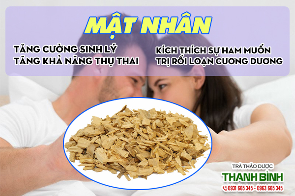 Mật nhân giúp tăng cường sinh lý