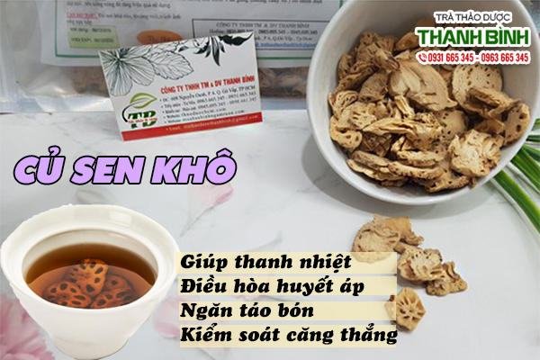 Dùng củ sen khô giúp cải thiện chức năng miễn dịch cơ thể