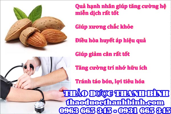 Những công dụng của hạt hạnh nhân mang lại