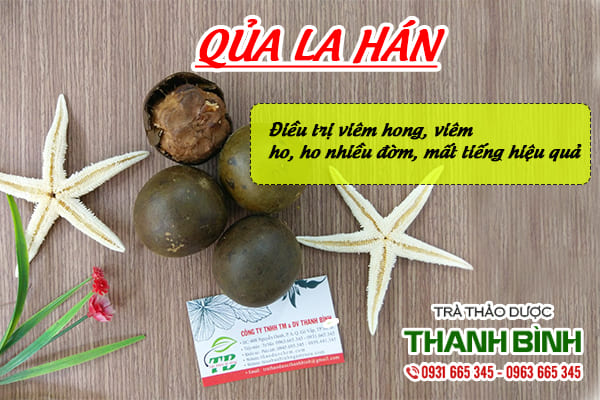 Bài thuốc chữa viêm họng từ quả la hán