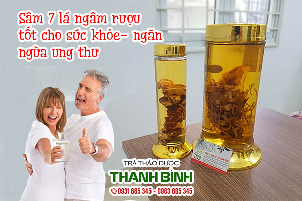 Một số công dụng của sâm 7 lá