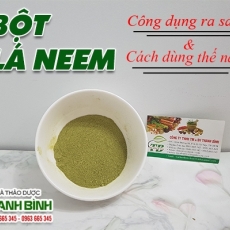 Bột lá neem [Hình ảnh, công dụng, cách dùng] Mua ở đâu chất lượng tốt nhất???