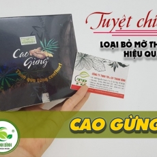 Cách sử dụng cao gừng trong hỗ trợ giảm mỡ bụng hiệu quả tốt nhất