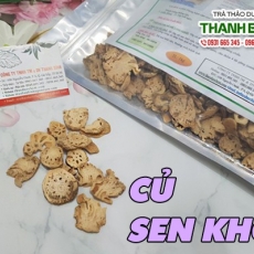 Mua bán củ sen khô tại quận 12 có tác dụng trị viêm phế quản uy tín nhất