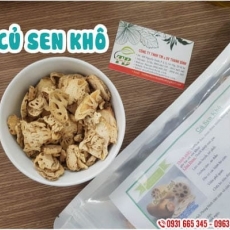 Củ sen khô [Hình ảnh, công dụng, cách dùng] Mua ở đâu chất lượng tốt nhất???