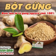 Địa chỉ bán bột gừng có tác dụng an thần, giảm stress hiệu quả nhất