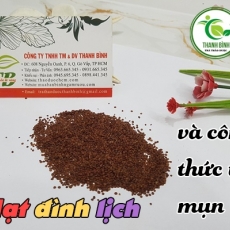 Địa chỉ bán hạt đình lịch có tác dụng giúp loại bỏ được các đầu mụn hiệu quả nhất