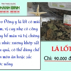 Địa điểm bán lá lốt chữa phù thũng do suy thận uy tín chất lượng nhất