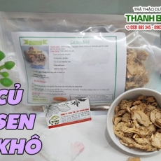 Mua củ sen khô giá rẻ uy tín chất lượng nhất ở đâu?