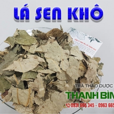 Lá sen khô [Hình ảnh, công dụng, cách dùng] Mua ở đâu chất lượng tốt nhất?
