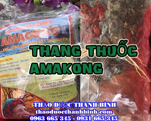 Mua bán thang thuốc Amakong tại Bình Phước giúp bổ thận, tráng dương hiệu quả