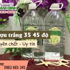 Mua bán rượu trắng (35 - 45 độ) ở quận Phú Nhuận giúp phòng loãng xương an toàn nhất