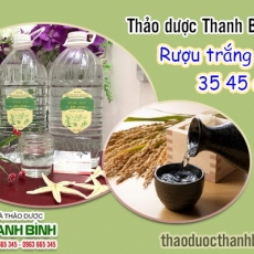 Mua bán rượu trắng (35 - 45 độ) ở quận Tân Phú có tác dụng phòng nhiễm khuẩn hiệu quả tốt